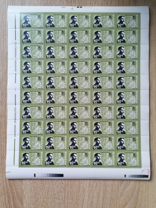 ANIVERSARI -PERSONALITATI .2002 LP.1580 MNH, 50 SERII TIRAJ 250.000 [3]