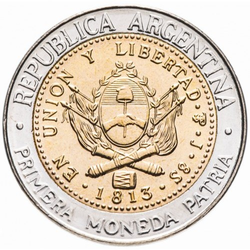 Argentina 1 peso 2013 - 200 ani de la emiterea primei monede, UNC [1]