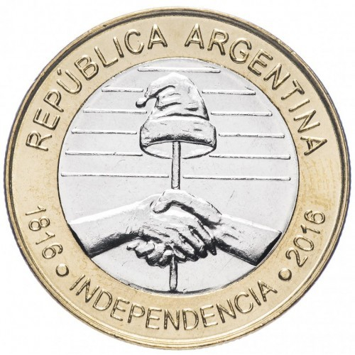 Argentina 2 peso 2016 - 200 ani de independenta [1]