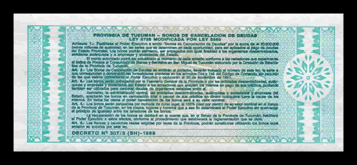 Argentina - Tucuman - 1 Austral 1991, necirculata [2]