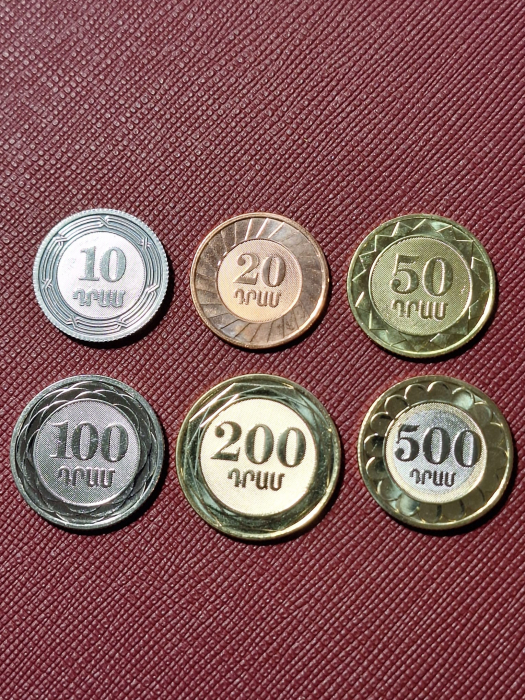 Armenia 2023, a 30-a Aniversare a Monedei Oficiale, 6 monede set, UNC [2]