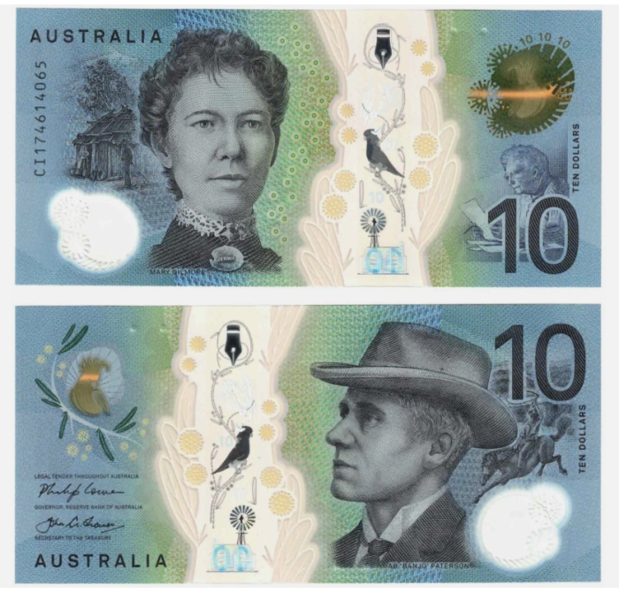 Australia 10 dolari 2017, polimer, necirculata [1]
