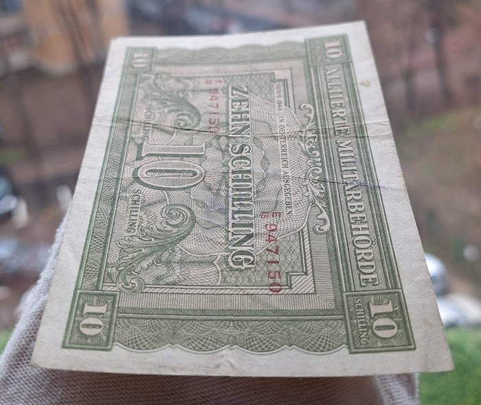 Austria 10 schilling 1944, ocupatia aliata, circulata [4]