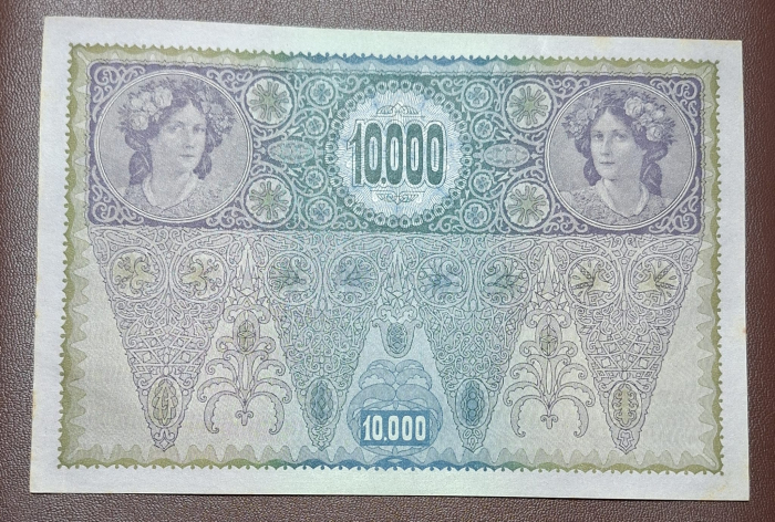 Austria 10000 coroane 1918, aproape necirculata [2]