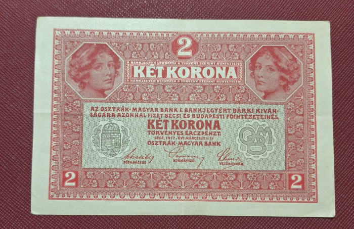 Austria 2 coroane 1917, circulata [2]