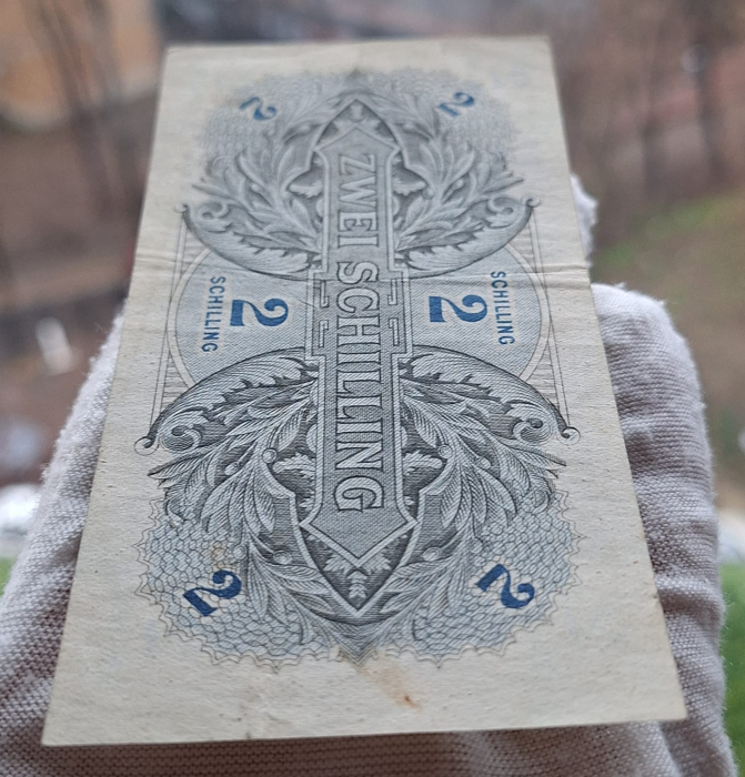 Austria 2 schilling 1944, ocupatia aliata, circulata [5]