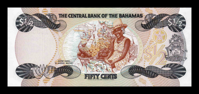 Bahamas 1/2 Dolari 1974, Regina Elisabeta II, necirculata [2]