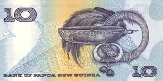 Papua Noua Guinee, 10 kina 1988, necirculata [2]