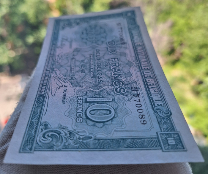 Belgia 10 Franci 1943, UNC [3]