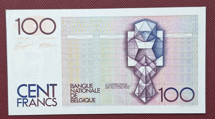 Belgia 100 Franci 1989, UNC- [7]