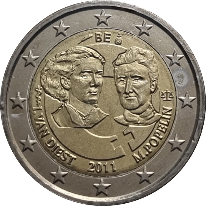 Belgia 2 euro 2011, Ziua Internațională a Femeii, UNC [1]