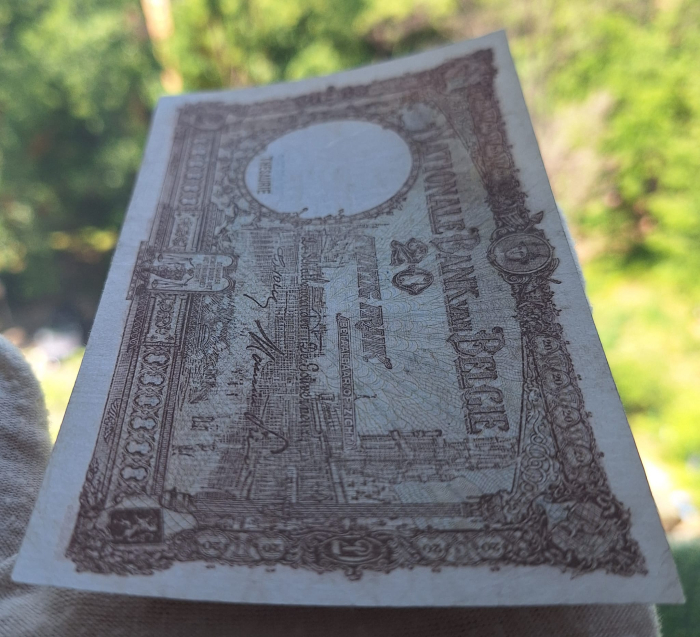 Belgia 20 Franci 1947, circulata, stare buna [5]