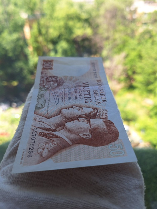 Belgia 50 Franci 1966, aproape necirculata [8]