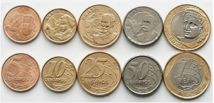 Brazilia set 5 monede 2016-2018, UNC [1]