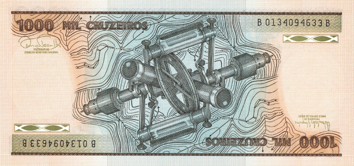 Brazilia 1000 Cruzeiros 1981-1986, necirculata [3]