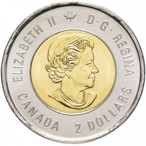 Canada 2 dolari 2015, 200 ani de la nasterea lui Sir MacDonald, primul prim-ministru, UNC [2]