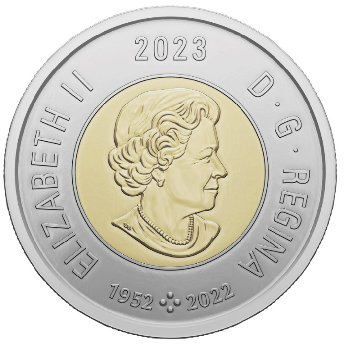 Canada 2 dolari 2024 colorata, Indigenii, Regina Elisabeta II, necirculata [2]