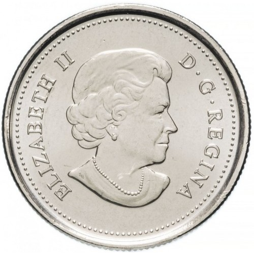 Canada 25 centi 2011, viata in Nord - Bizonul (colorata) [2]