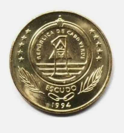 Capul Verde 1 escudo 1994 Testoasa, UNC [2]