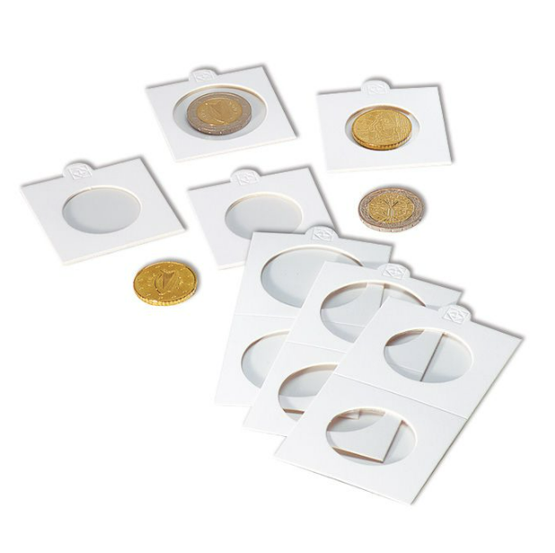 Cartonase autoadezive monede, diametru 17.5 - 39.5 mm, la bucata [3]