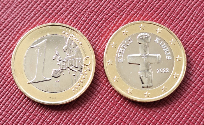 Cipru 1 euro 2022, UNC [1]
