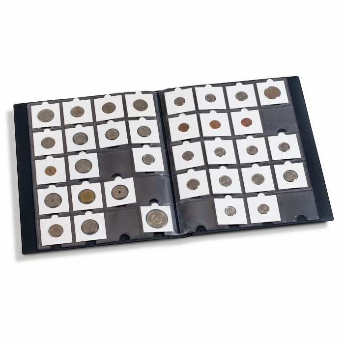 Clasor - Album pentru stocare 200 monede in cartonase autoadezive [3]