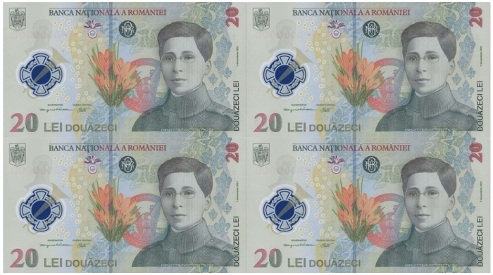 Coala speciala 4x 20 lei 2025, UNC, plic + certificat autenticitate [1]