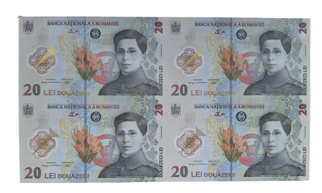 Coala speciala 4x 20 lei 2025, UNC, plic + certificat autenticitate [1]