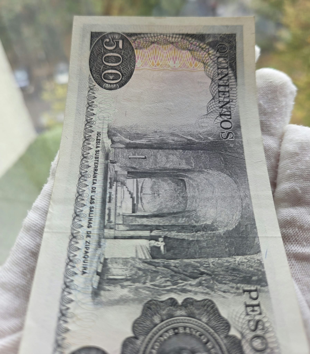 Columbia 500 pesos oro 1977, UNC- [3]