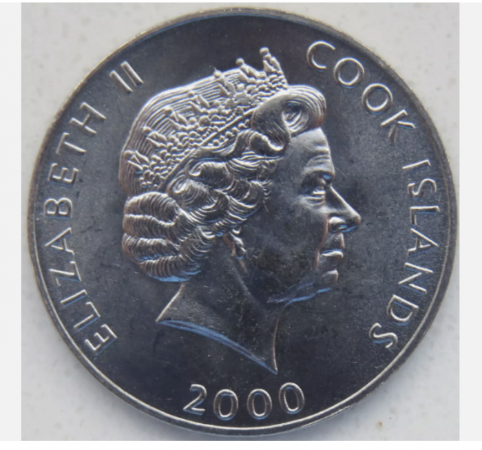 Insulele Cook 5 centi 2000 FAO - Tangaroa Deity, UNC [2]