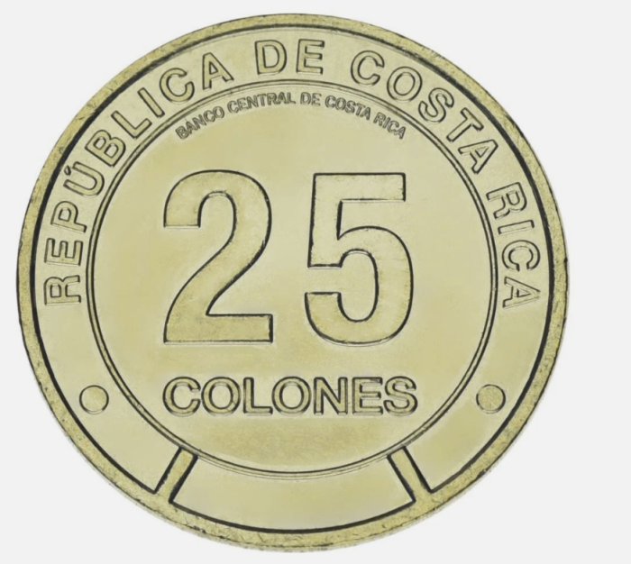 Costa Rica 25 Colones 2023 Plaja Manzanillo, UNC [2]