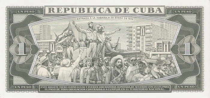 Cuba, 1 Peso 1979, José Martí, necirculata [2]