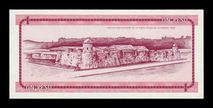 Cuba 1 Peso 1985 - Cerificat valutar, Seria A, necirculat [1]