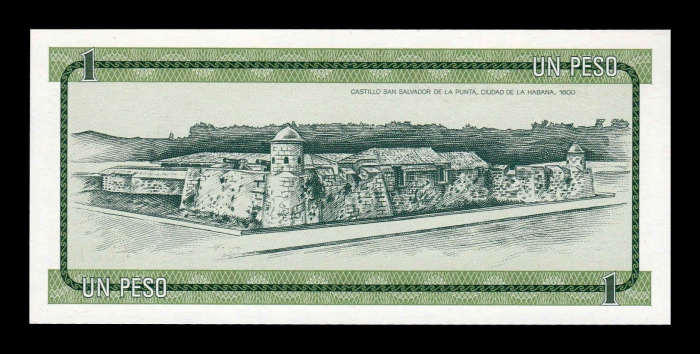 Cuba 1 Peso 1985 - Cerificat valutar, Seria B, necirculat [1]