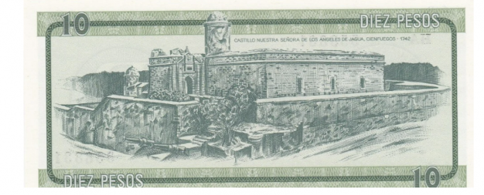 Cuba 10 Pesos 1985 - Cerificat valutar, Seria B, necirculat [1]