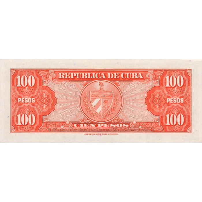 Cuba 100 Pesos 1960, UNC [2]