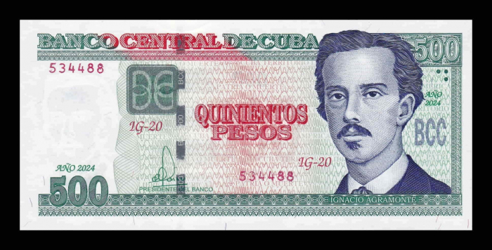 Cuba 500 Pesos Ignacio Agramonte 2024, necirculata [1]