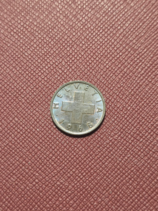 Elvetia 1 rappen 1968 [2]