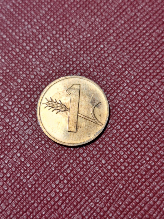 Elvetia 1 rappen 1977 [2]
