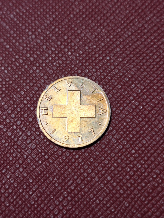 Elvetia 1 rappen 1977 [1]