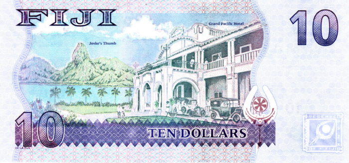 Fiji 10 Dolari 2007, bancnota Regina Elisabeta II, necirculata [2]