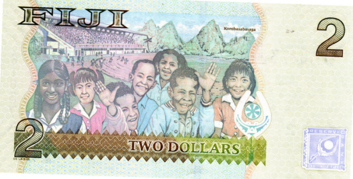 Fiji 2 Dolari 2007, bancnota Regina Elisabeta II, necirculata [2]