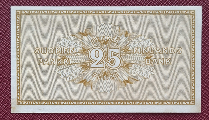 Finlanda 25 pennia 1918, UNC- [2]