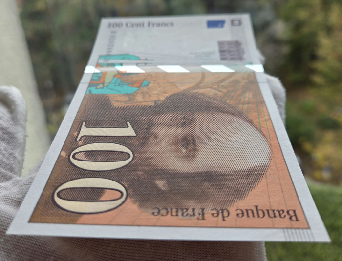 Franta 100 franci 1997, Paul Cezanne, UNC [4]