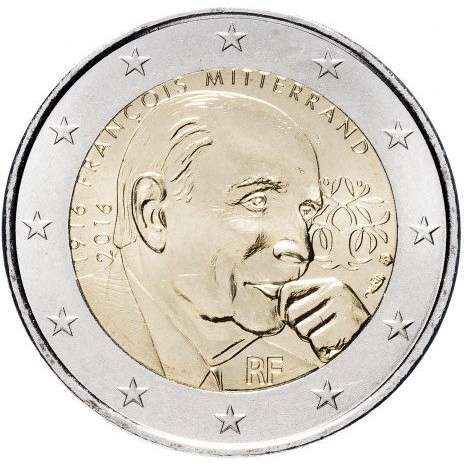 Franta 2 euro 2016 Franсois Mitterrand, UNC [1]