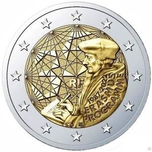 Franta 2 euro 2022 Erasmus, UNC [1]