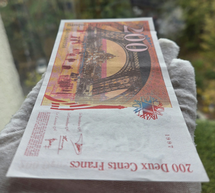 Franta 200 franci 1997, Turnul Eiffel, UNC- [3]