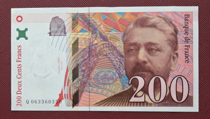 Franta 200 franci 1997, Turnul Eiffel, UNC- [2]