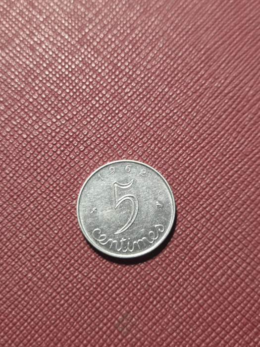 Franta 5 centimes 1962 [2]
