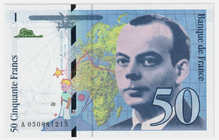 Franta 50 Franci 1999, St Exupéry, UNC- [2]